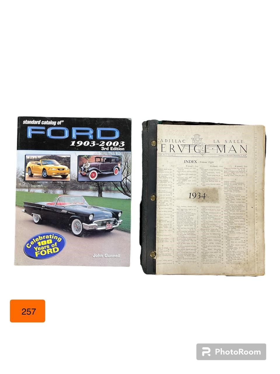 Two Automotive Books One 1934 Service Manual