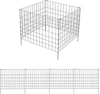 4Pk 24in(H)x10ft(L) Border Patio Fences Square