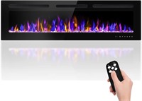 60" Electric Fireplace with Remote Control