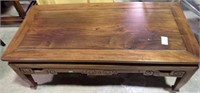 CARVED COFFEE TABLE 37x18x14
