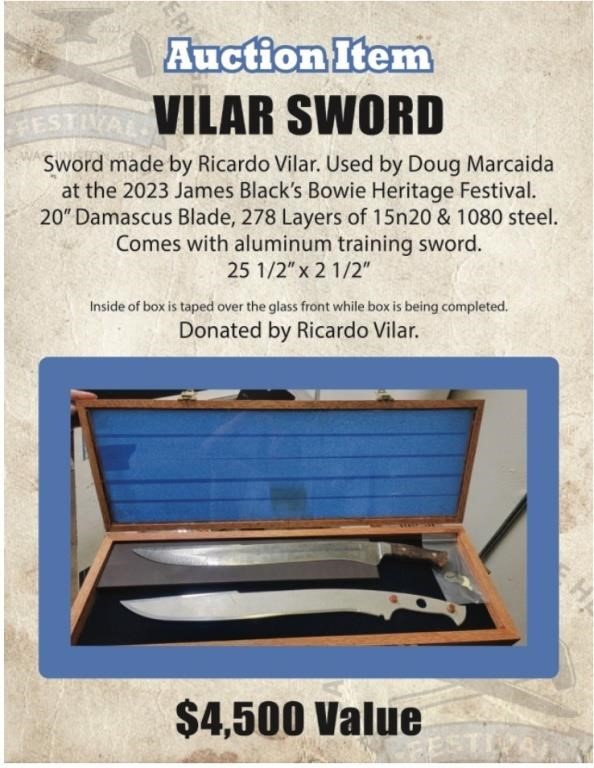 Sword Made by Ricardo Vilar