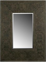 Creative Co-op Black Metal Frame Rectangle Mirror
