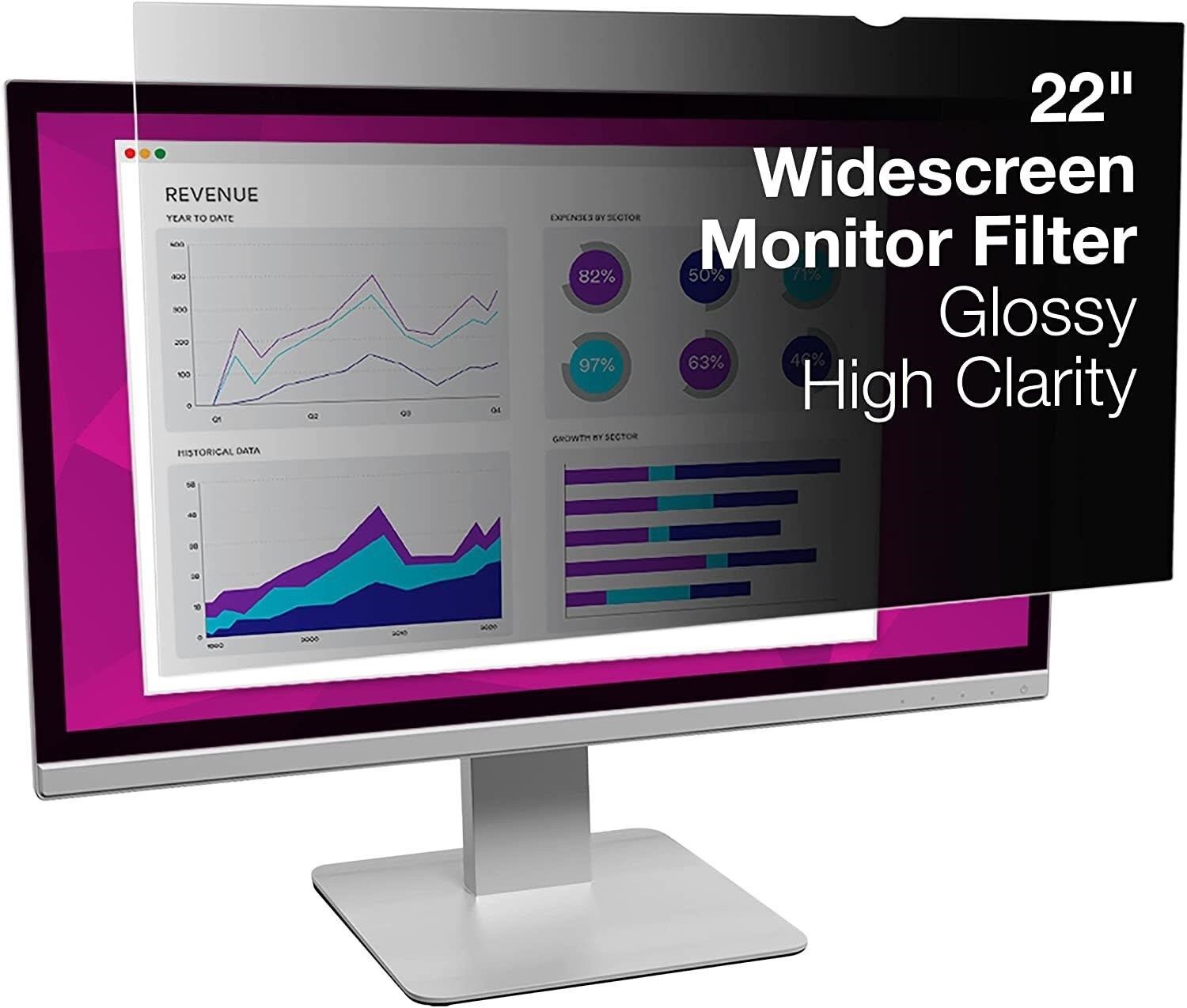 3M High Clarity Privacy Filter for 22" Monitor