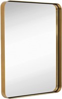 Hamilton Hills Gold Framed Wall Mirror