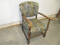 UPHOLSTERED PARLOUR ARMCHAIR