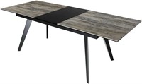 Acanva 67-85" Expandable Dining Table, 35.3D x 30H