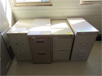 Lot - (4) 2-Drawer File Cabinets