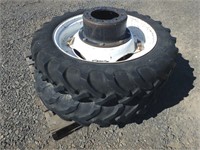 Row Crop Tires on Wheels