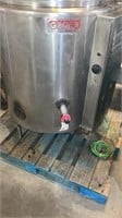 Groen commercial grade gas jacketed steam kettle,