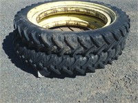 Row Crop Tires on Wheels