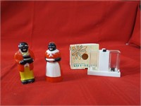 Aunt Jemima Shakers, and push b button shaker.
