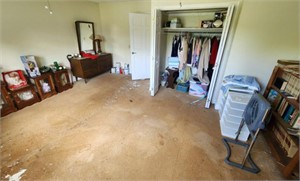 CONTENTS OF UPSTAIRS BEDROOM AND CLOSET