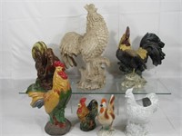 (7) PCS. ROOSTER LOT: