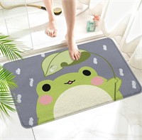 New Cute Frog Imitation Cashmere Bathroom Mat Rug