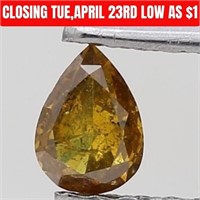 $600  Rare Fancy Natural Color Diamond(0.4ct)