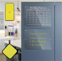 New Acrylic Magnetic Dry Erase Board Calendar for