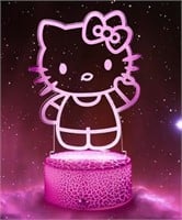 New Hello Kitty Night Light - 16 Colors Dimmable