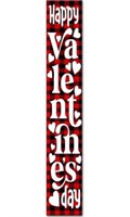 New Vertical Valentine's Day Door Sign Happy