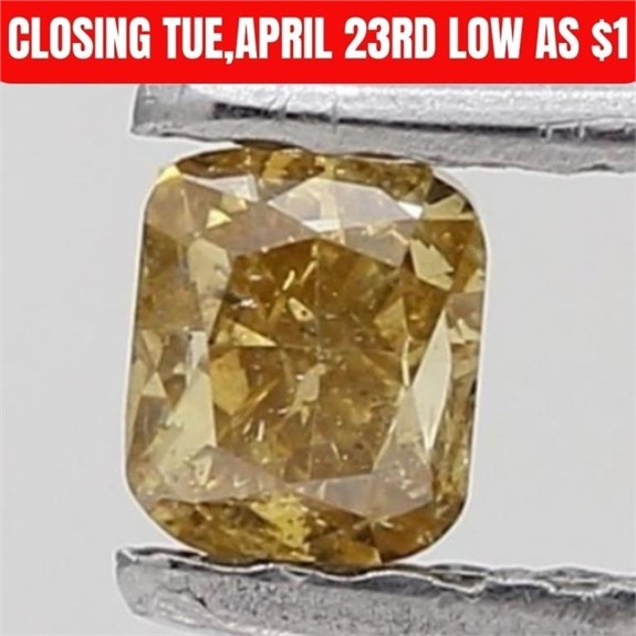 294: Earth Day Treasures:Rare Fancy Color Diamonds,Low as $1