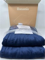 Danamix Electric Blanket, Blue, 50X60 in (new