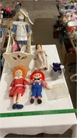 Raggedy Anne doll, Annie doll, collectable