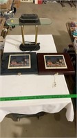 cigar boxes, lamp ( untested).