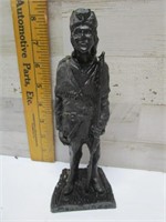 MOUNTAINEER CARVED FROM COAL