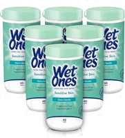 New Wet Ones Hand and Face Wipes, Sensitive Skin