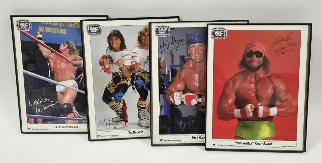 Vintage WWF Wrestler Promotional Cards