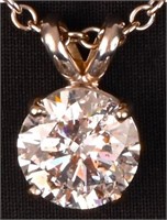 4.5 Carat Mariloff Diamond White Gold Necklace