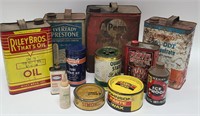 Vintage Gas & Oil Advertising Cans