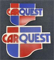 2 CarQuest Foam Advertising Signs