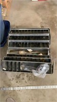 Metal tool box, fishing reel