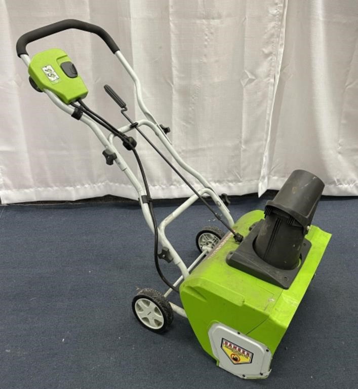 Green Works 12A Electric Snow Thrower