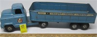 BUDDY L FREIGHT HAULER TRUCK AND TRAILER