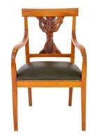 French Provincial Empire Style Armchair