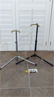 2 FOLDING AND ADJUSTIBLE GUITAR STAND WITH PICS AN