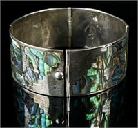 Lunt Silversmiths Artist Abalone Sterling Bracelet