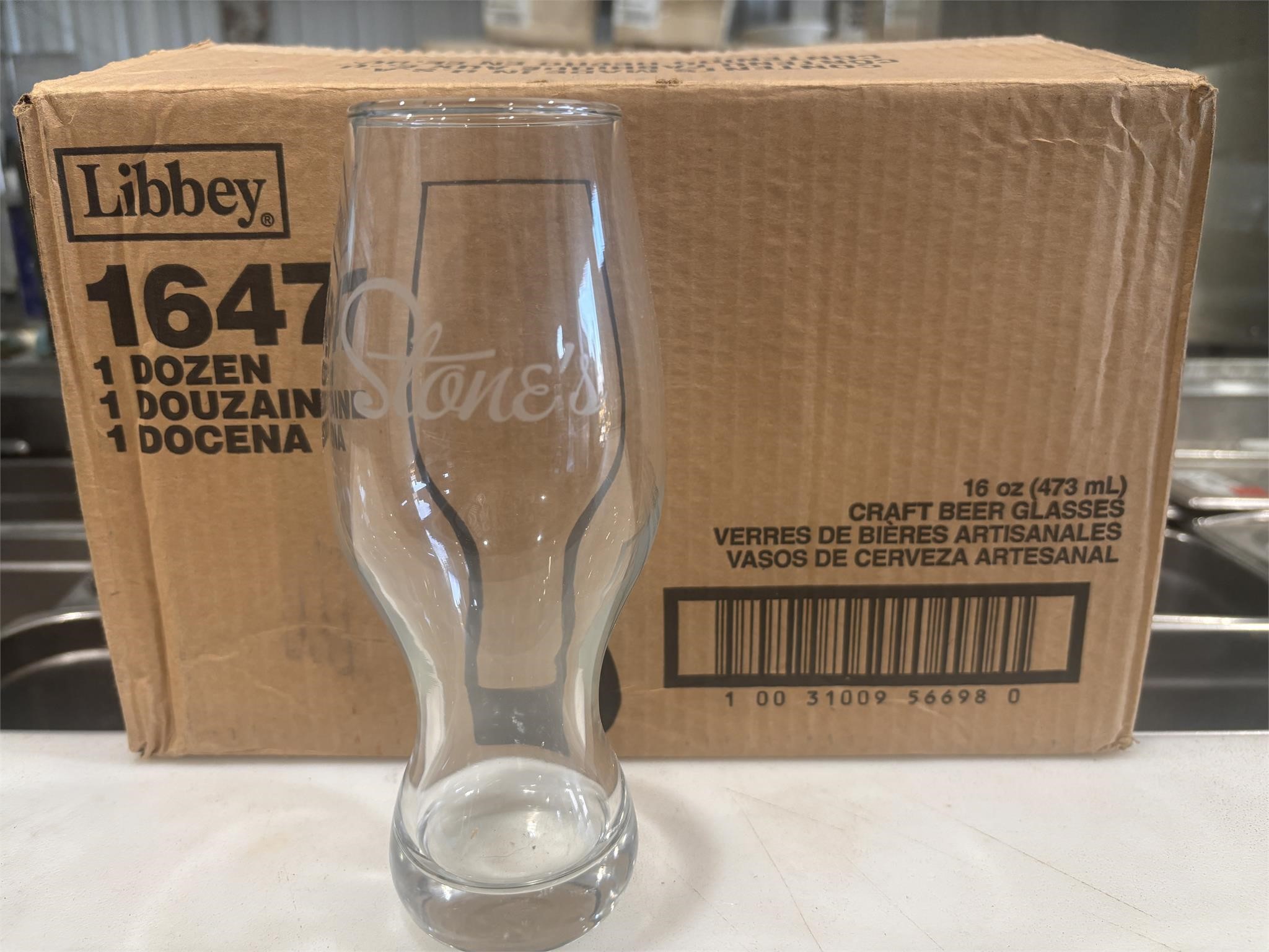 (5) Cases of Libbey 16 oz Craft Beer Glass