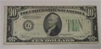 1934A $10 FEDERAL RESERVE NOTE STAR NOTE