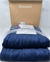 New Danamix Electric Blanket, Blue, 50X60 in