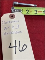 Craftman 1/4" x 3" extension