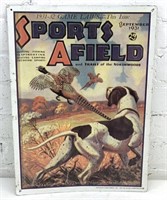1993 metal sports a field advertising sign 16x12