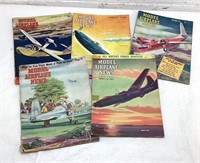 Lot of 5 1947 model, airplane news, magazine