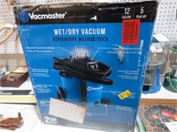 VACMASTER WET DRY VACUUM 12 GALL NIB