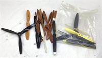 Lot of different size model aircraft Propellers