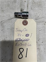Snap On 3/8" x 1" extension