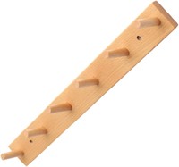 Wood Wall Shelf Peg Hook Rack for Items