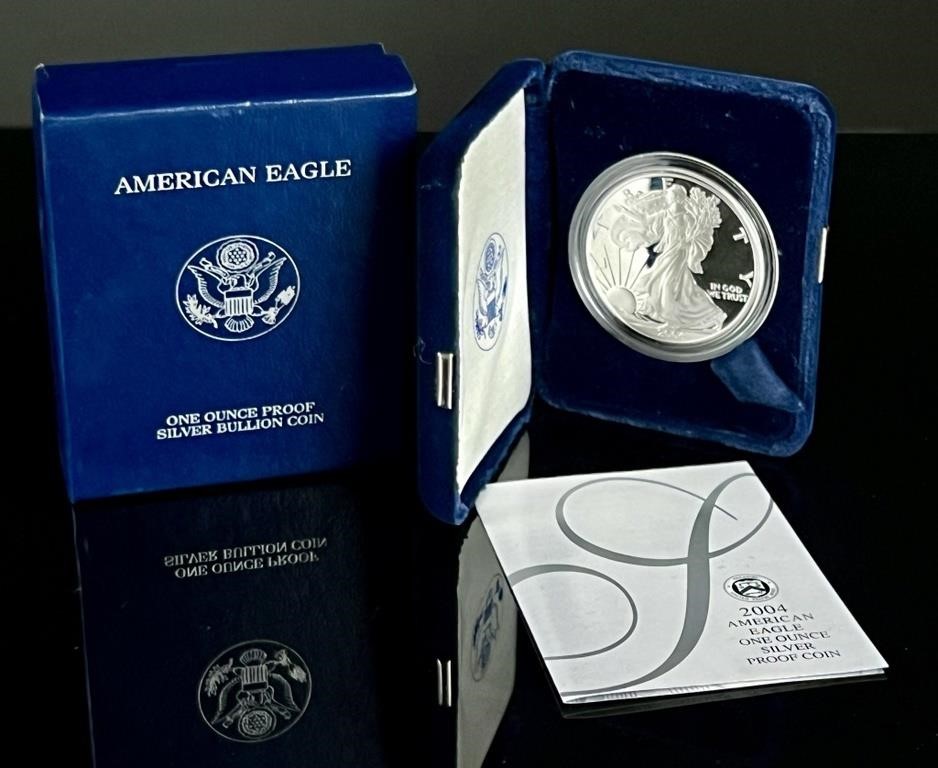 2004 Walking LIberty Silver Dollar One Ounce Proof