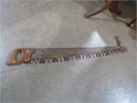 WOOD HANDLE ONE MAN CROSS CUT SAW